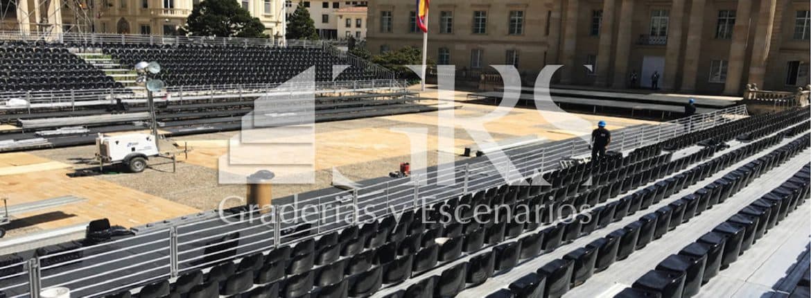 Montaje de Graderías en la Casa de Nariño — Bogotá, Colombia